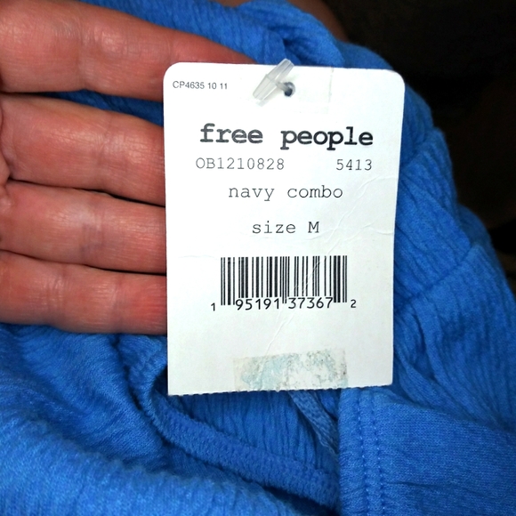 Free People Beach Stasia, Sexy Turquoise Cut-Out, Surplice Bodice Mini Dress - Picture 7 of 11